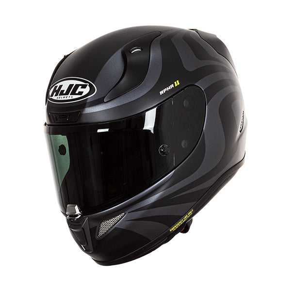 CAPACETE HJC RPHA 11 ELDON CINZA E VERDE 58
