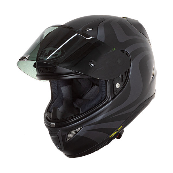 CAPACETE HJC RPHA 11 ELDON CINZA E VERDE 58