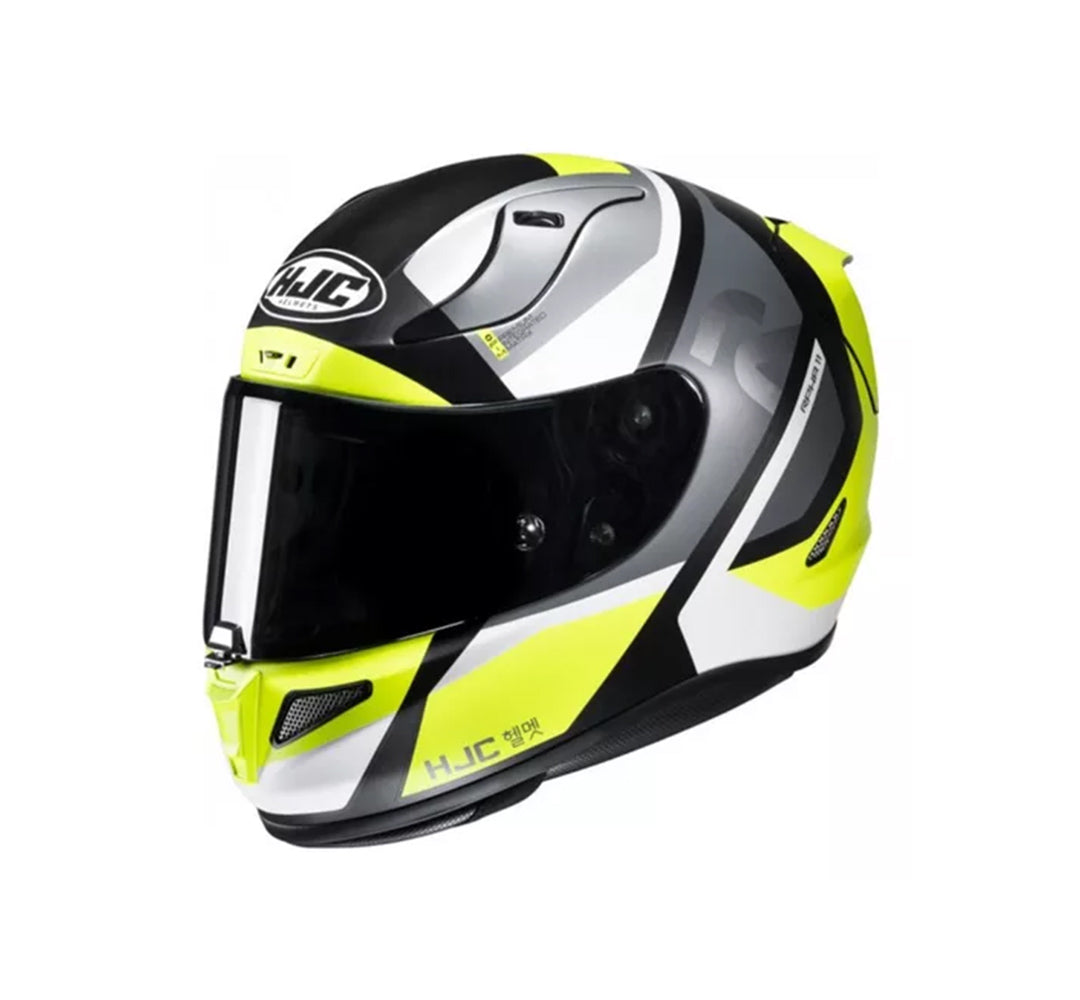 CAPACETE HJC RPHA 11 SEEZE CINZA E VERDE 59