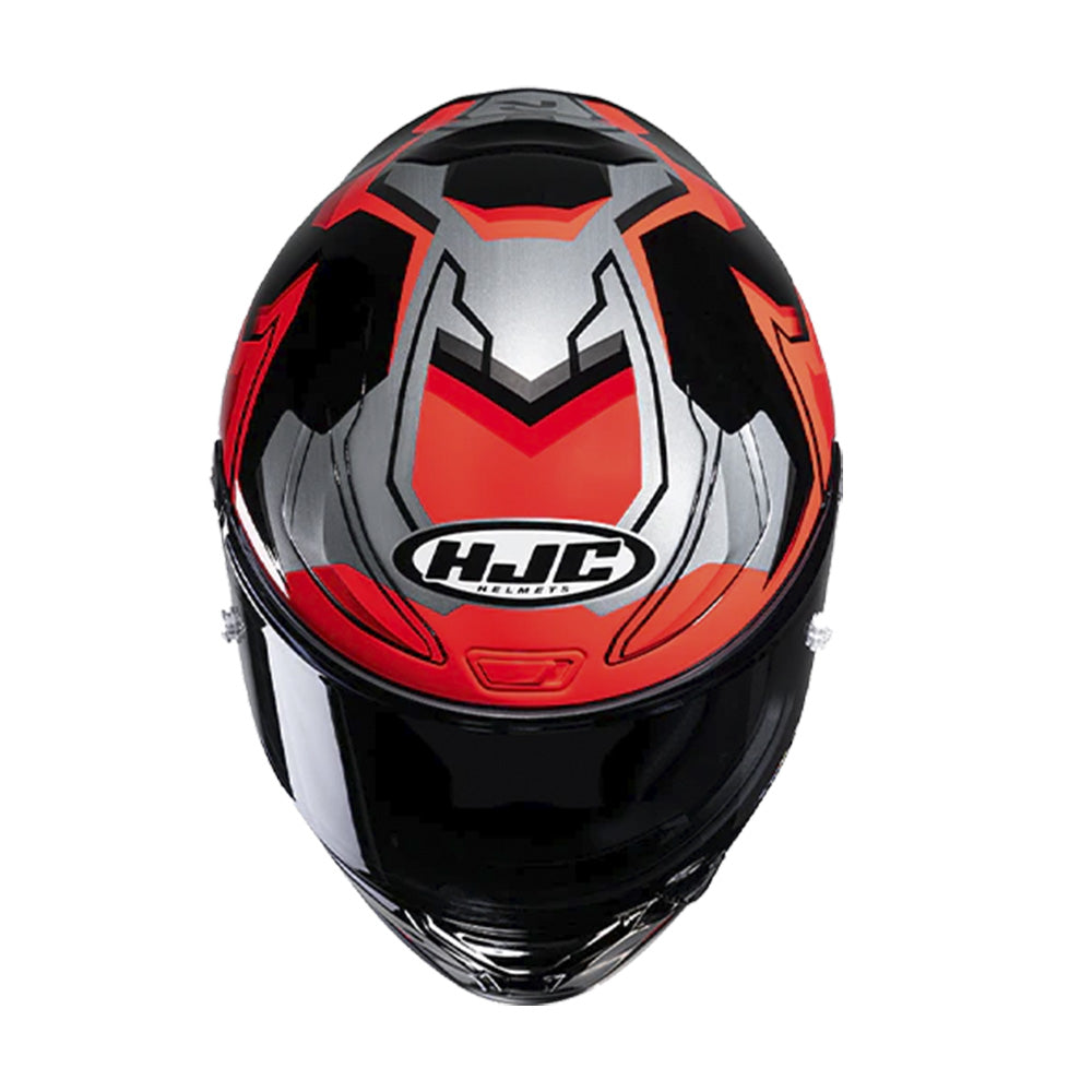 CAPACETE HJC RPHA 1 NOMARO VERMELHO PRETO E CINZA 59