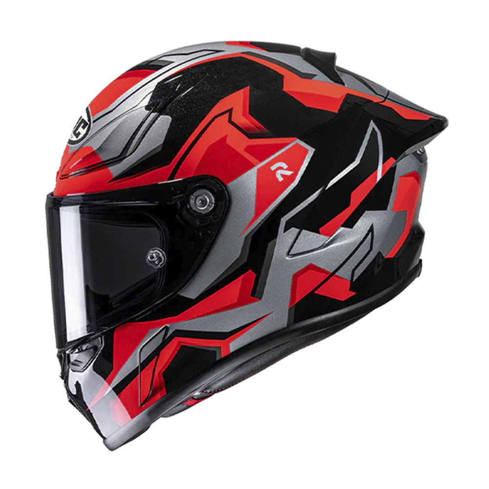 CAPACETE HJC RPHA 1 NOMARO VERMELHO PRETO E CINZA 59