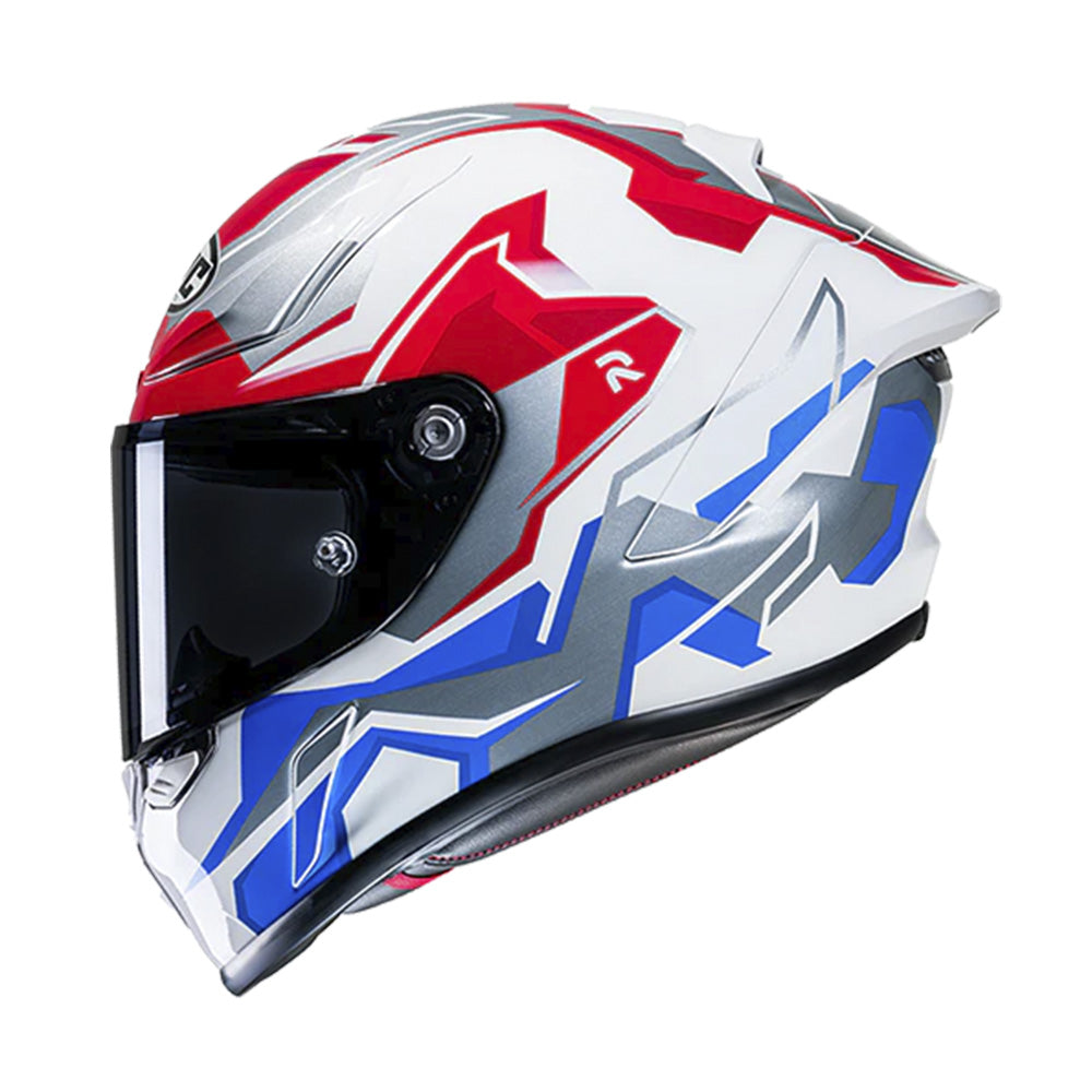 CAPACETE HJC RPHA 1 NOMARO VERMELHO BRANCO AZUL E CINZA 59