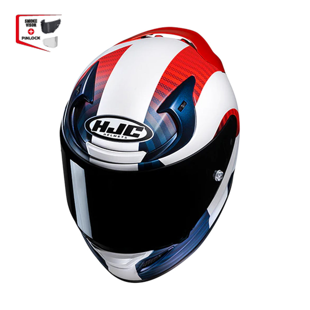 CAPACETE HJC RPHA 12 OTTIN AZU VERM BRANC 59