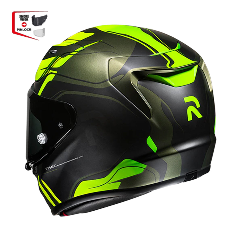 CAPACETE HJC RPHA 12 LAWIN  PRET VERD 56