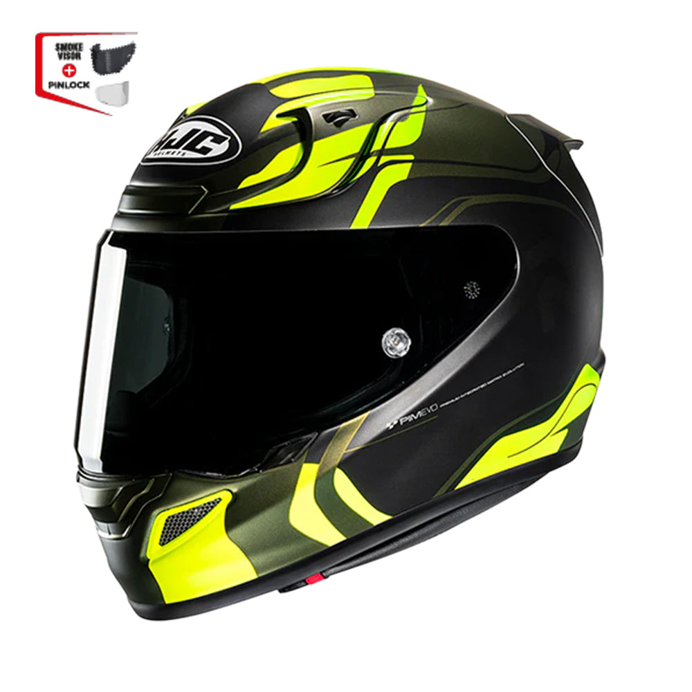 CAPACETE HJC RPHA 12 LAWIN  PRET VERD 59