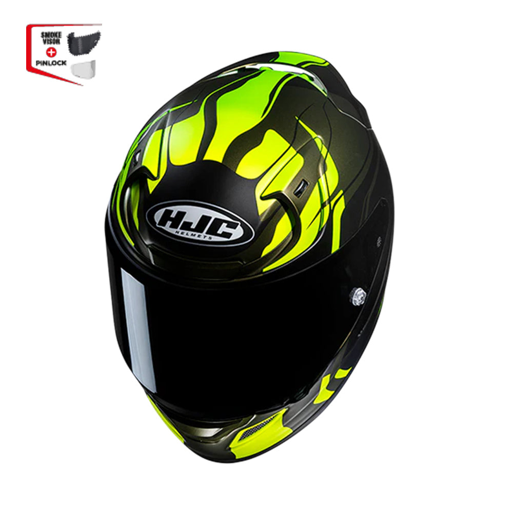 CAPACETE HJC RPHA 12 LAWIN  PRET VERD 59