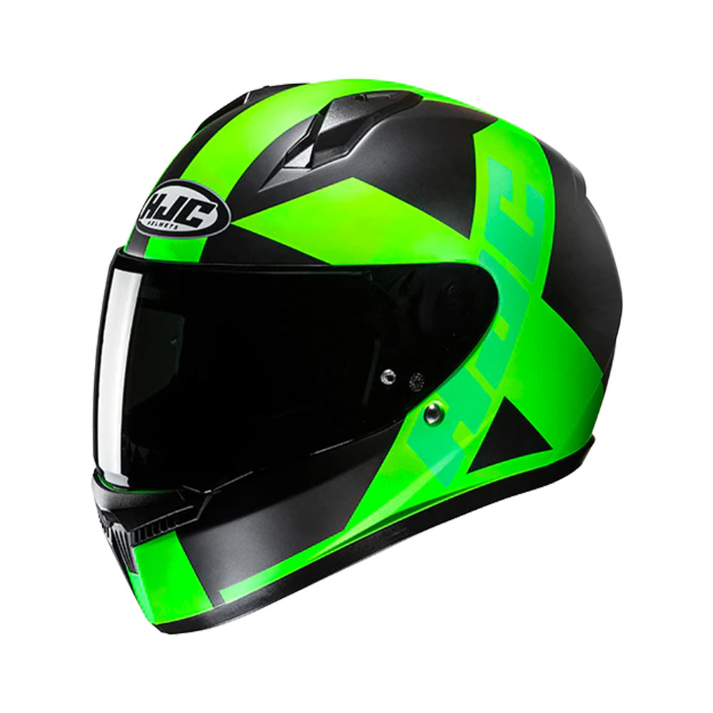 CAPACETE HJC C10 TEZ PRET VERD 59