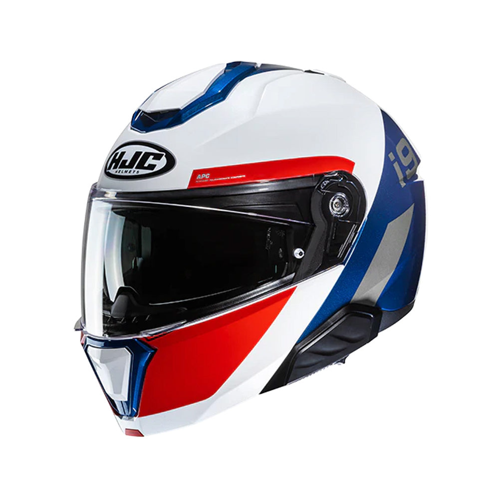 CAPACETE HJC I91 BINA BRANC VERM AZU 61