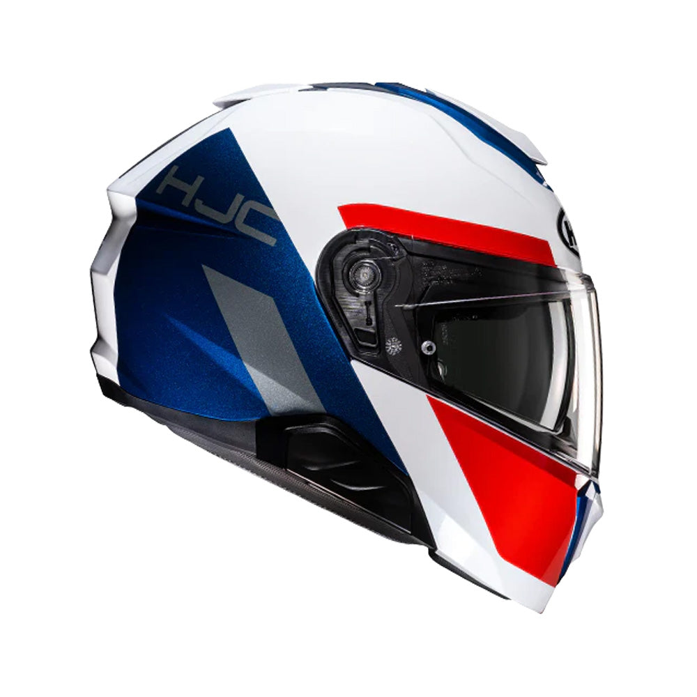 CAPACETE HJC I91 BINA BRANC VERM AZU 61