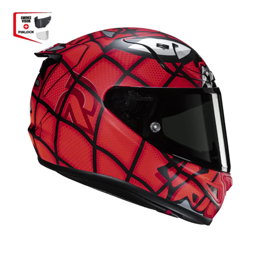 CAPACETE HJC RPHA 12 MAXIMIZED VENOM MARVELVERM PRET 58