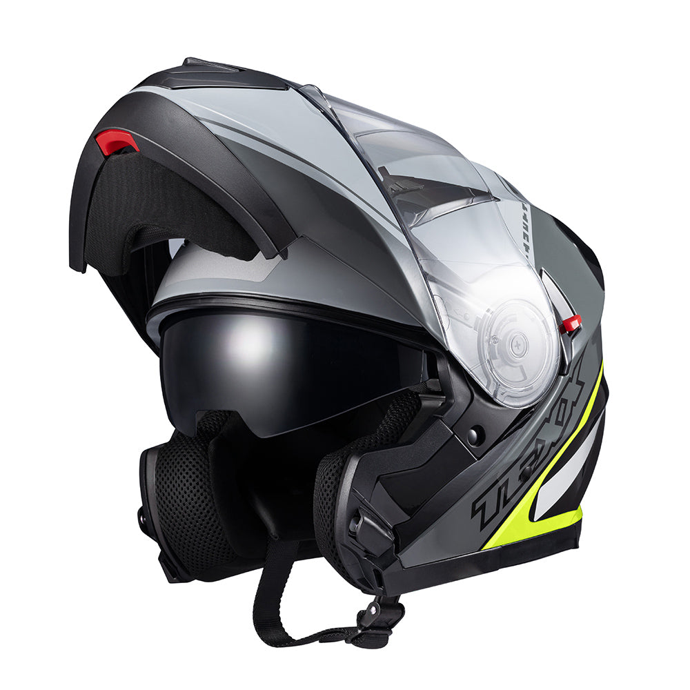 CAPACETE TEXX ESC GLADIATOR V3 MAKAN CINZ VERD BRIL 58