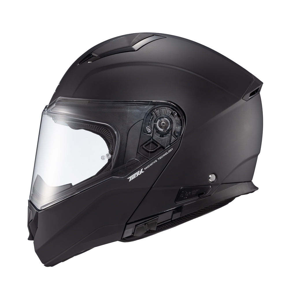 CAPACETE TEXX ESCAM KRATOS SOLID PRET FOSC 58