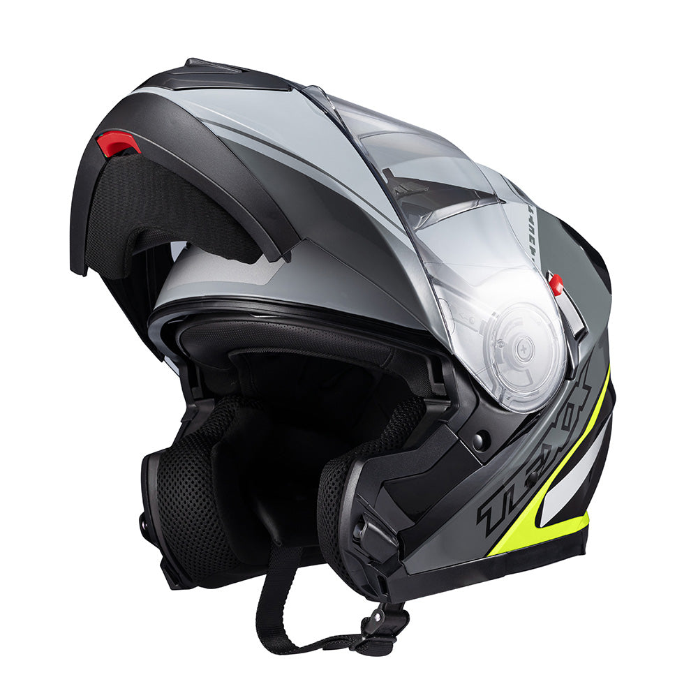 CAPACETE TEXX ESC GLADIATOR V3 MAKAN CINZ VERD BRIL 60