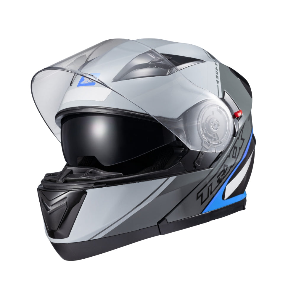 CAPACETE TEXX ESC GLADIATOR V3 MAKAN CINZ AZU BRIL 56