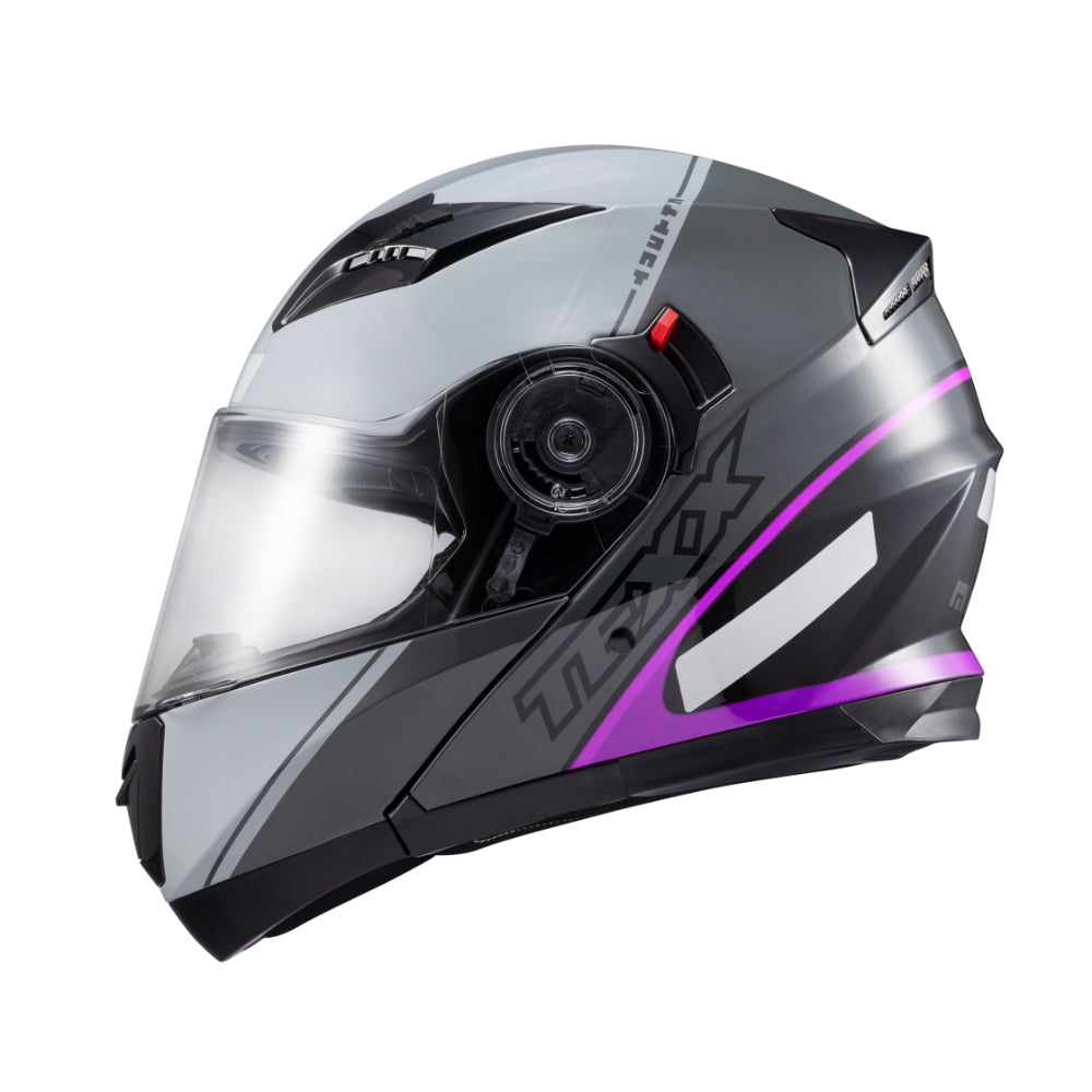 CAPACETE TEXX ESC GLADIATOR V3 MAKAN CINZ ROS BRIL 60