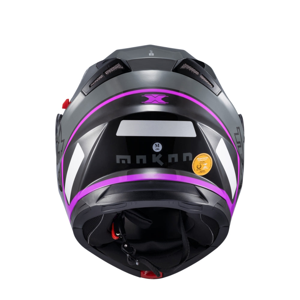 CAPACETE TEXX ESC GLADIATOR V3 MAKAN CINZ ROS BRIL 60