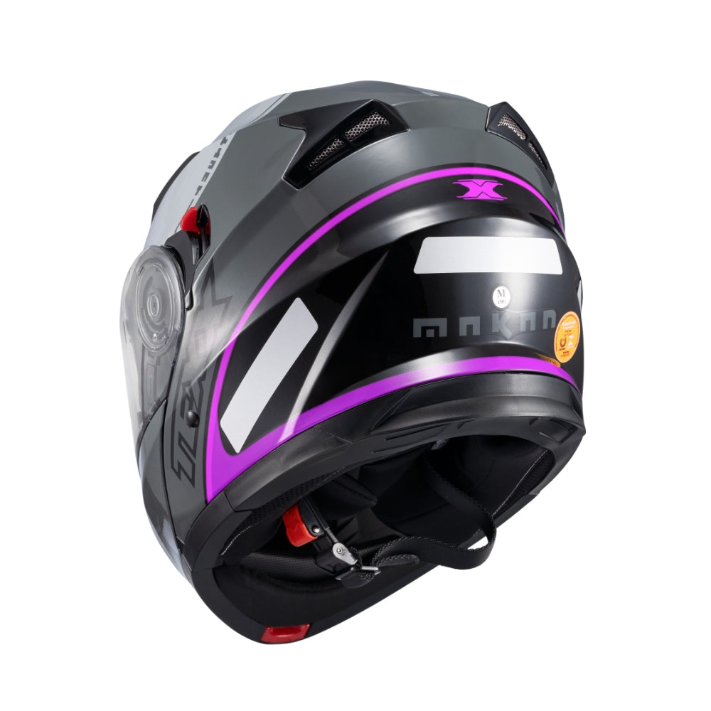 CAPACETE TEXX ESC GLADIATOR V3 MAKAN CINZ ROS BRIL 62