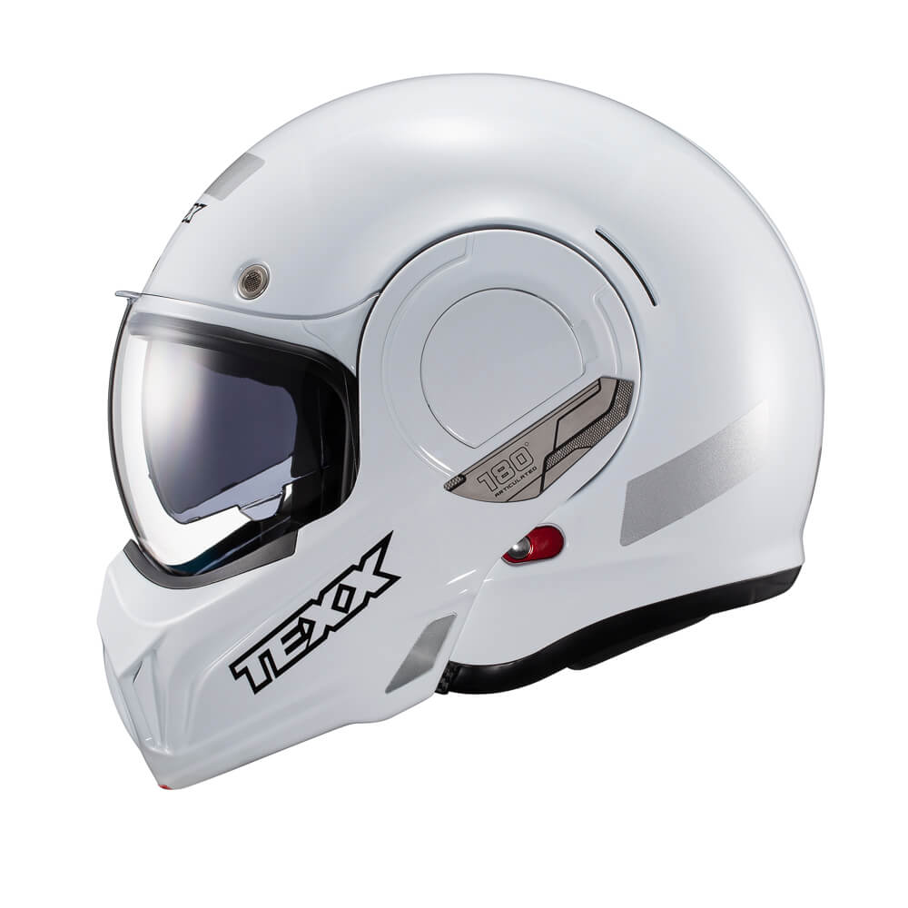 CAPACETE TEXX ESC STRATOS  180 BRANCO BRILHO 56