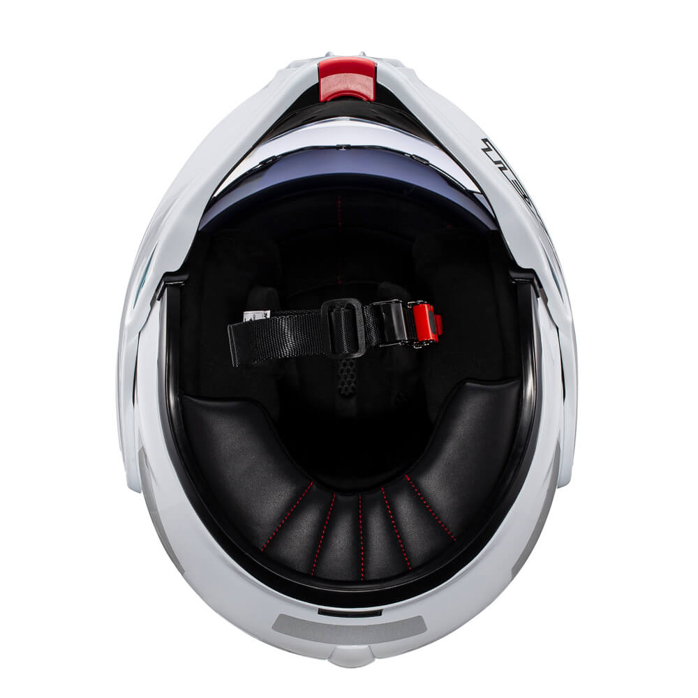 CAPACETE TEXX ESC STRATOS  180 BRANCO BRILHO 56