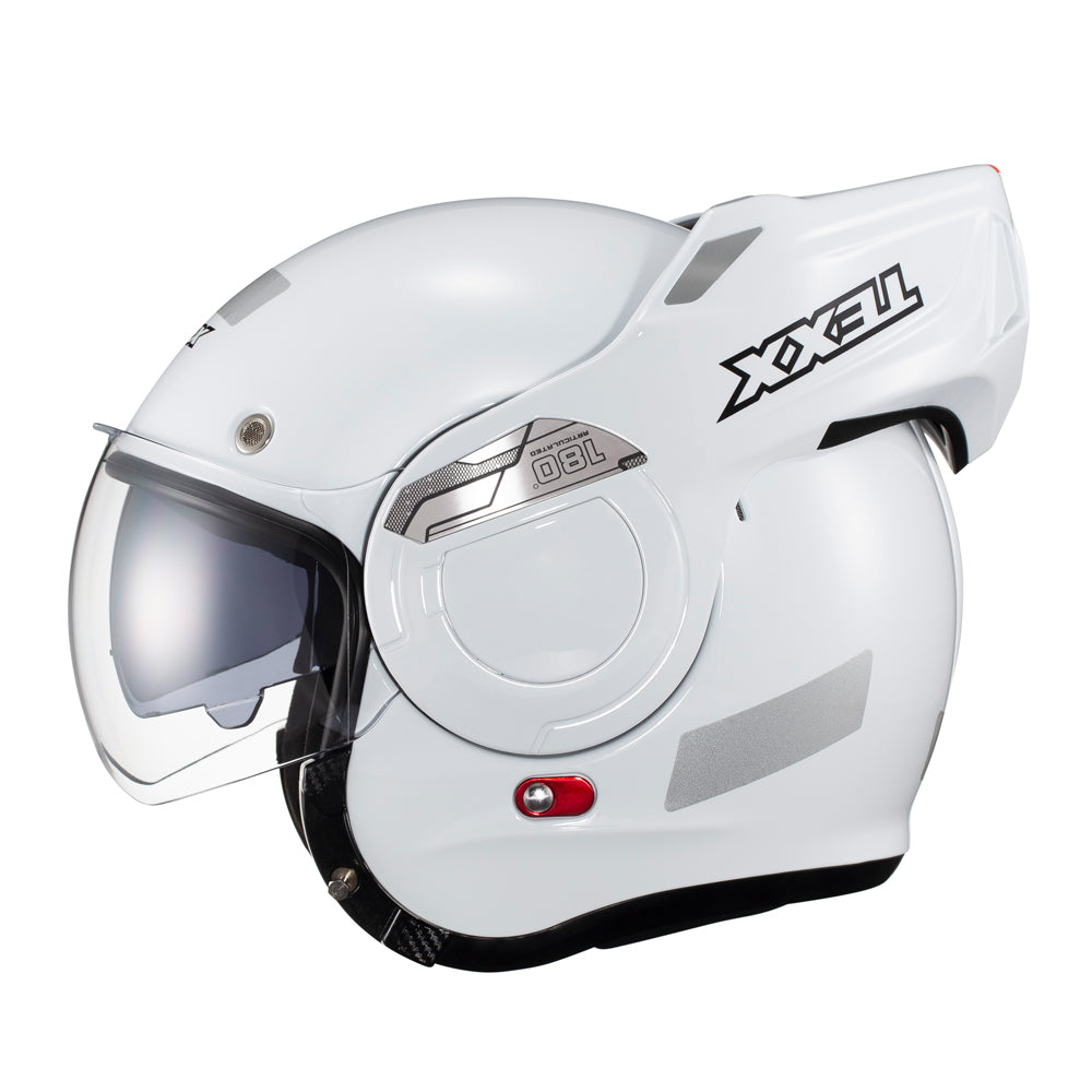 CAPACETE TEXX ESC STRATOS  180 BRANCO BRILHO 56