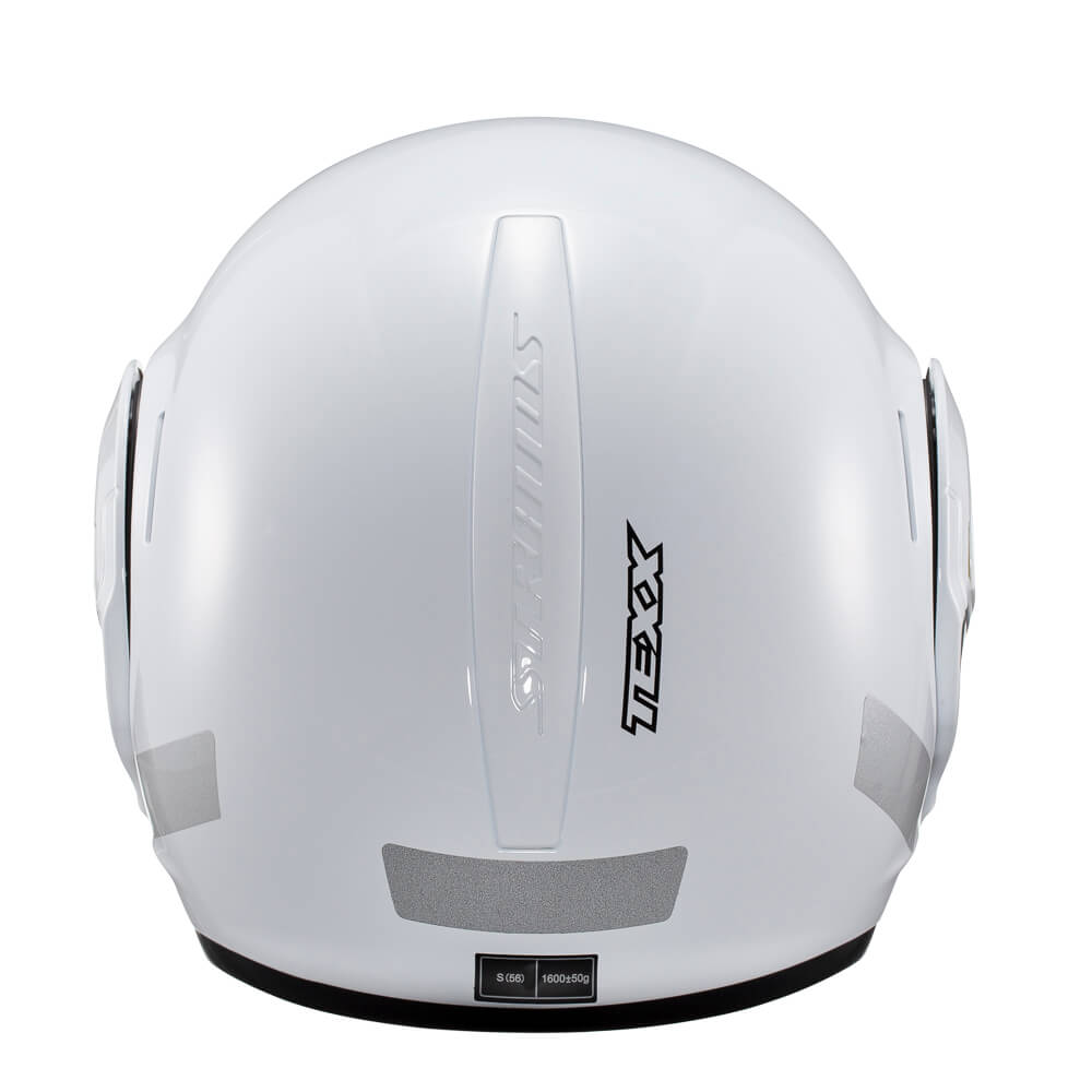 CAPACETE TEXX ESC STRATOS  180 BRANCO BRILHO 58