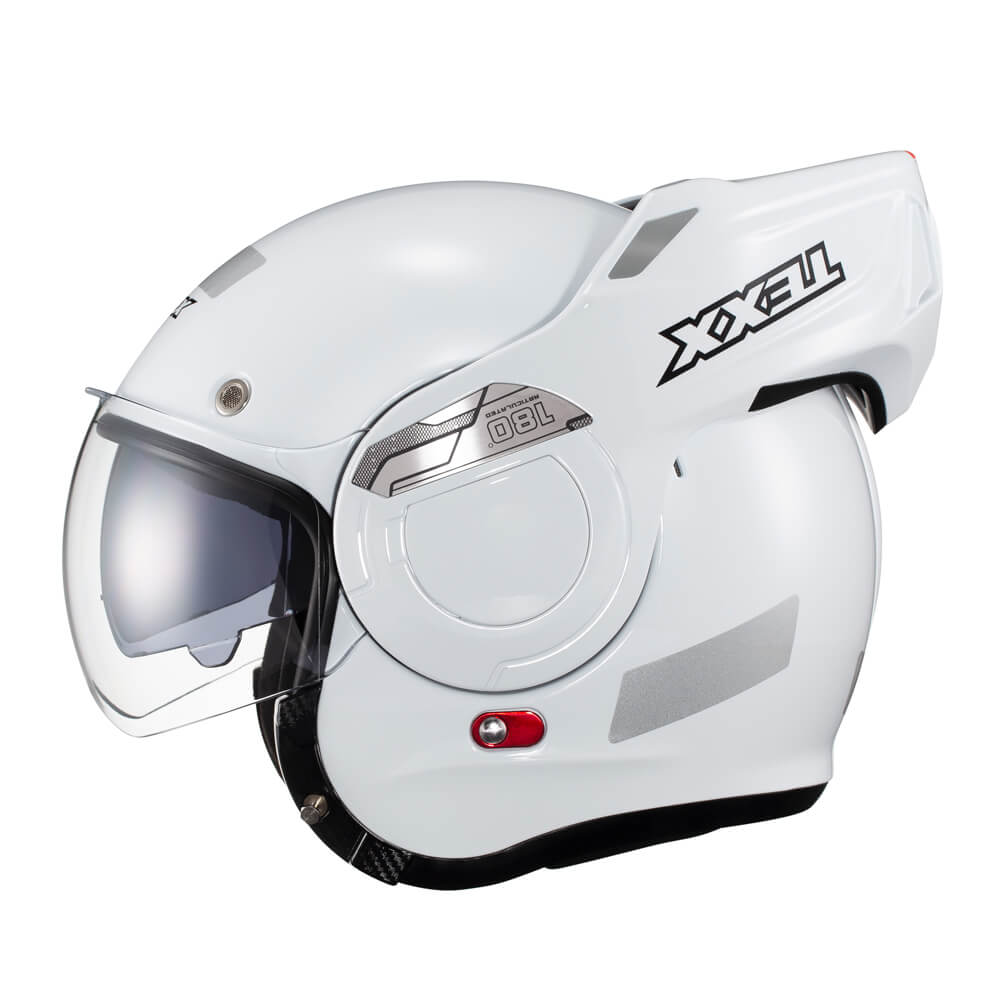 CAPACETE TEXX ESC STRATOS  180 BRANCO BRILHO 58