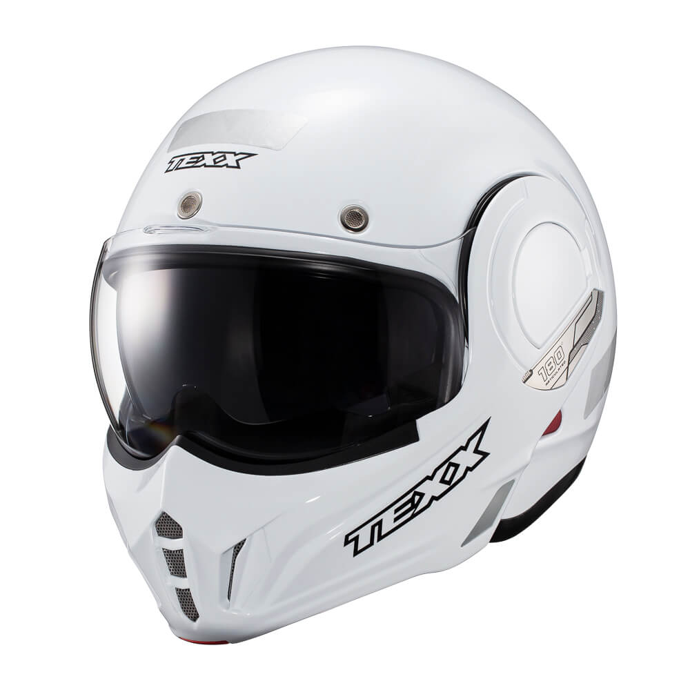 CAPACETE TEXX ESC STRATOS  180 BRANCO BRILHO 60