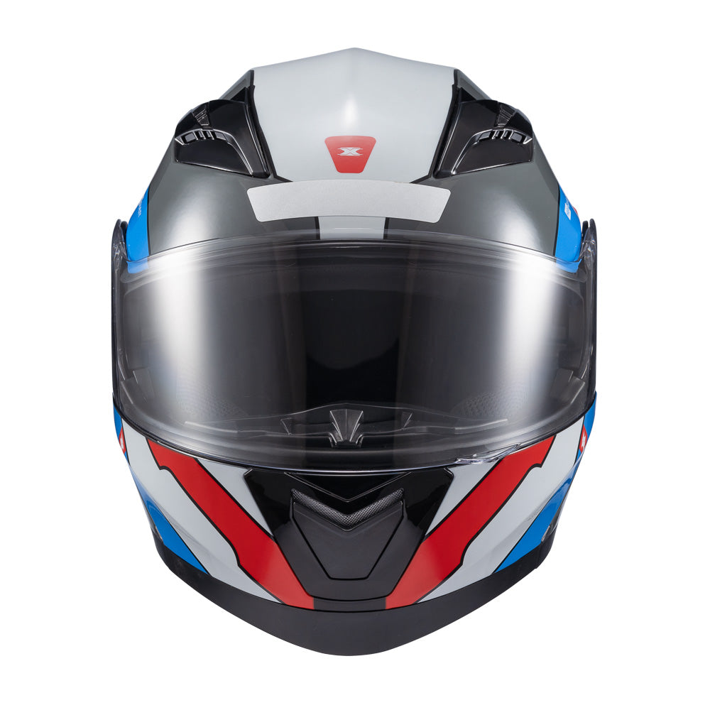 CAPACETE TEXX ESC GLADIATOR V3 REISEN AZU VERM BRANC BRIL 58