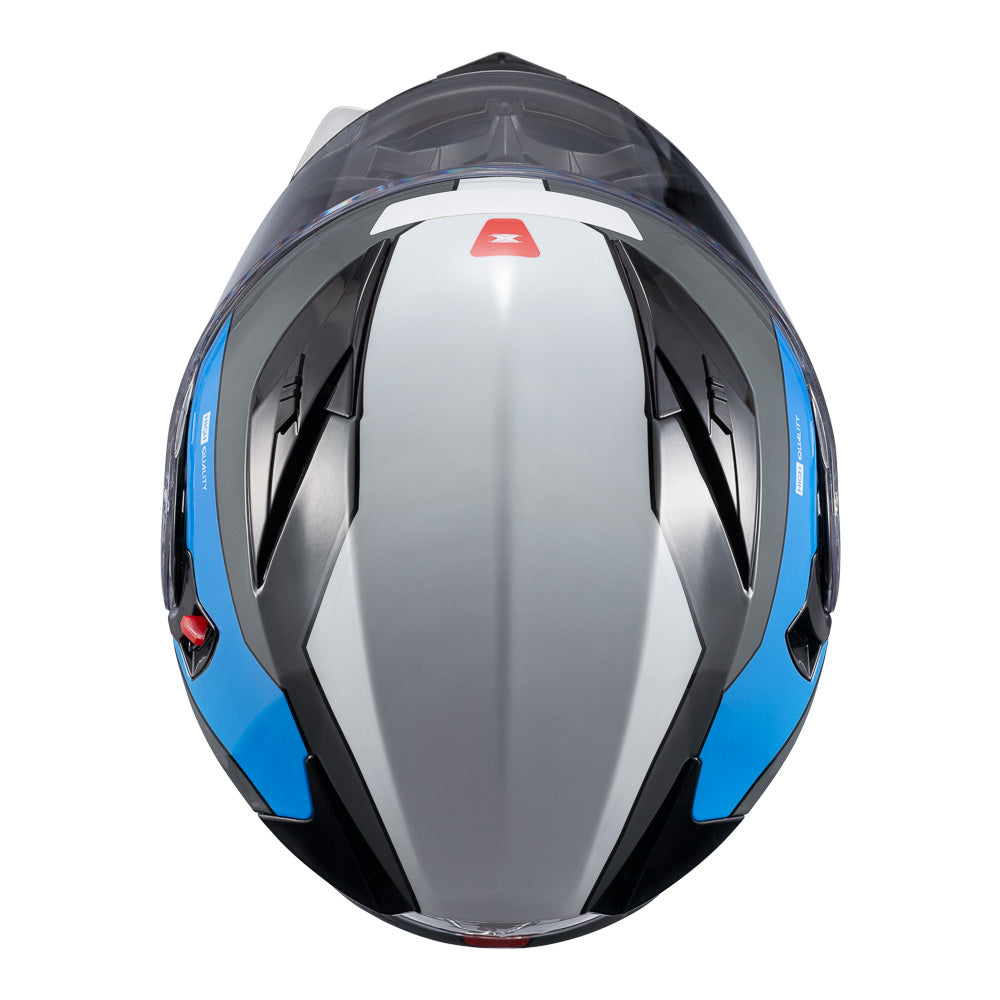 CAPACETE TEXX ESC GLADIATOR V3 REISEN AZU VERM BRANC BRIL 58