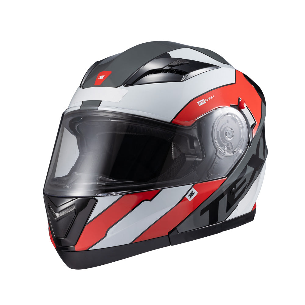 CAPACETE TEXX ESC GLADIATOR V3 REISEN VERM BRANC BRIL 54