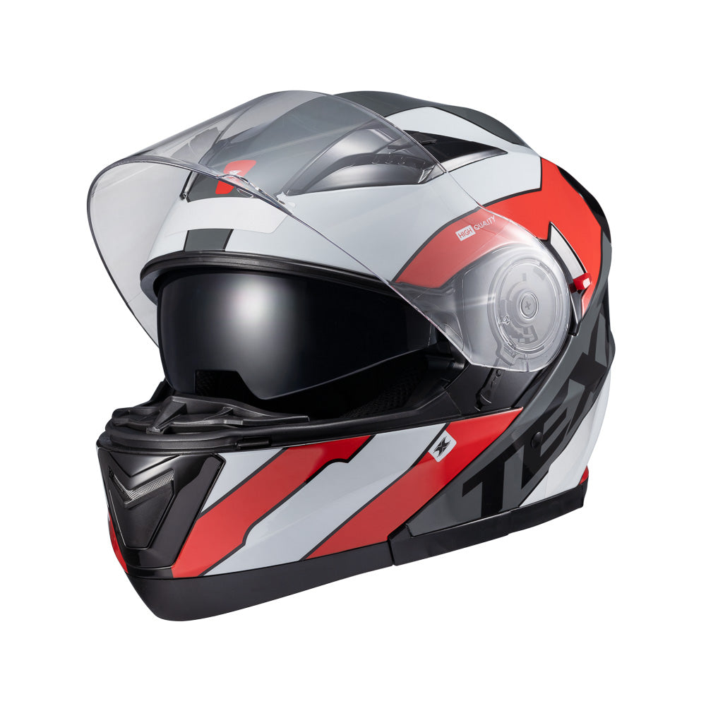 CAPACETE TEXX ESC GLADIATOR V3 REISEN VERM BRANC BRIL 56
