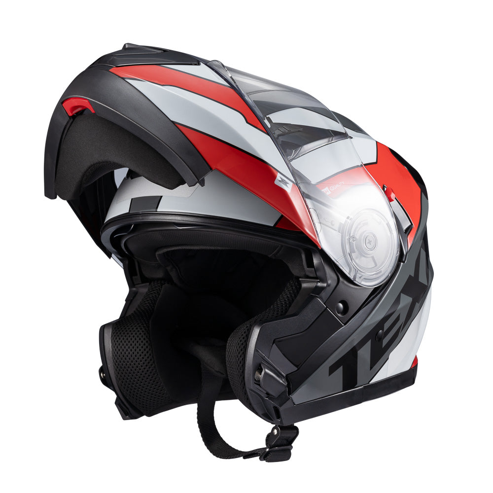 CAPACETE TEXX ESC GLADIATOR V3 REISEN VERM BRANC BRIL 58