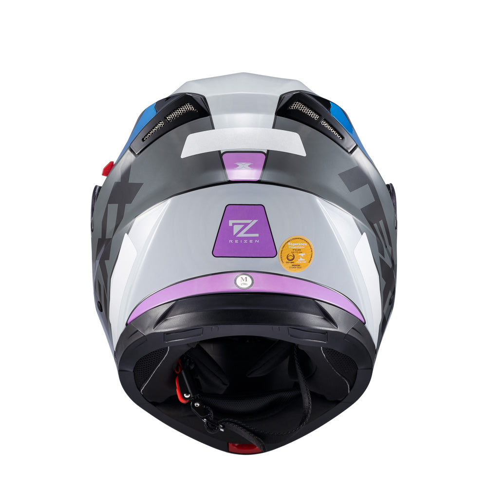 CAPACETE TEXX ESC GLADIATOR V3 REISEN AZU ROS BRANC BRIL 54