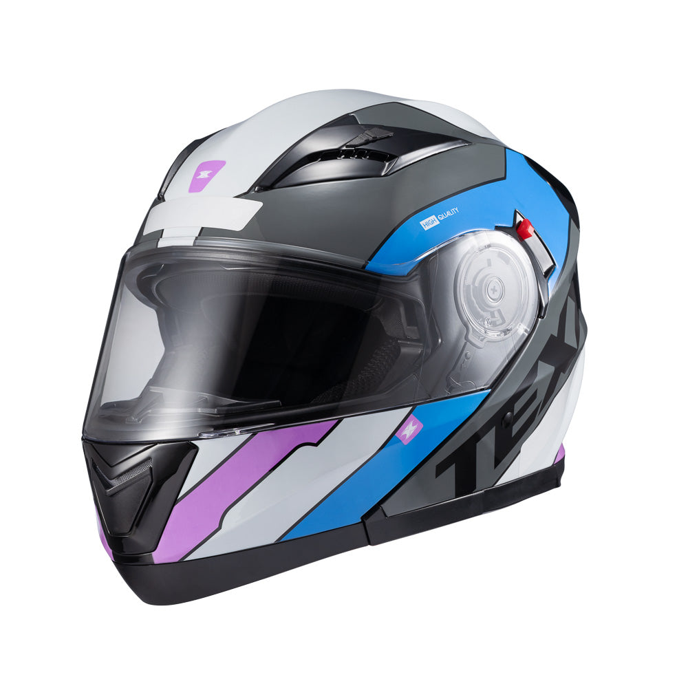 CAPACETE TEXX ESC GLADIATOR V3 REISEN AZU ROS BRANC BRIL 54