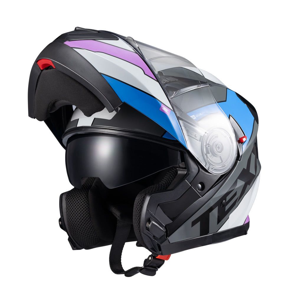 CAPACETE TEXX ESC GLADIATOR V3 REISEN AZU ROS BRANC BRIL 56
