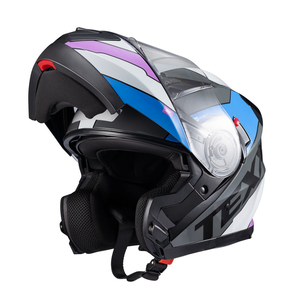 CAPACETE TEXX ESC GLADIATOR V3 REISEN AZU ROS BRANC BRIL 56