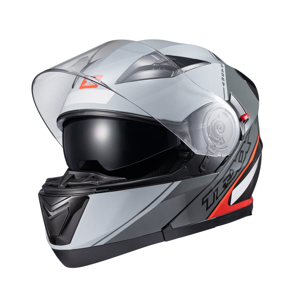 CAPACETE TEXX ESC GLADIATOR V3 MAKAN CINZ VERM BRIL 60