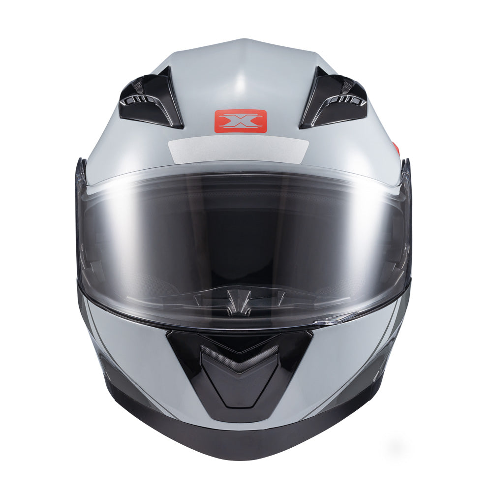 CAPACETE TEXX ESC GLADIATOR V3 MAKAN CINZ VERM BRIL 62