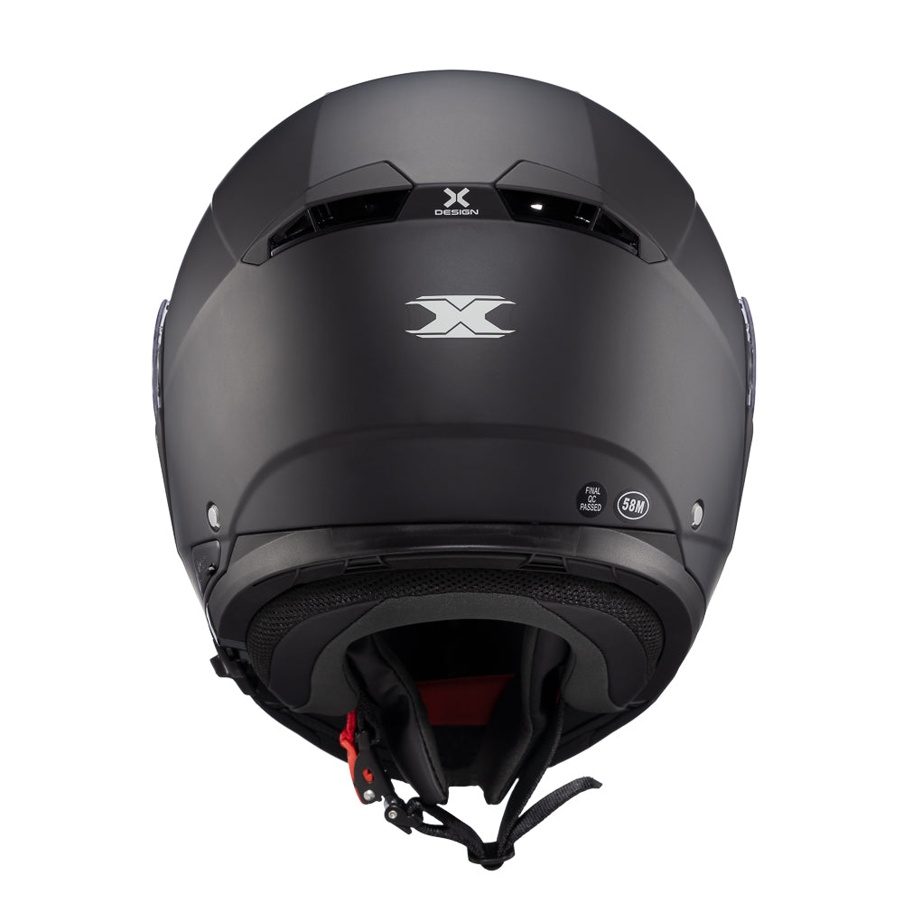 CAPACETE TEXX ESCAM KRATOS SOLID PRET FOSC 60