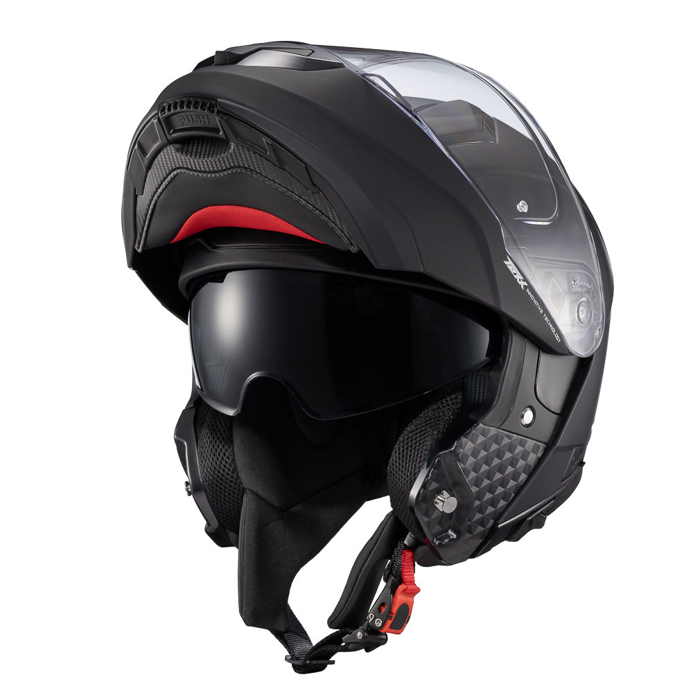 CAPACETE TEXX ESCAM KRATOS SOLID PRET FOSC 60