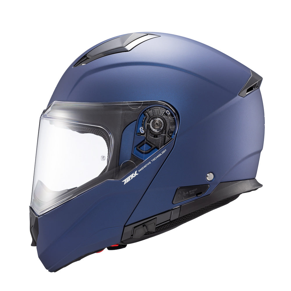 CAPACETE TEXX ESCAM KRATOS SOLID AZU FOSC 58