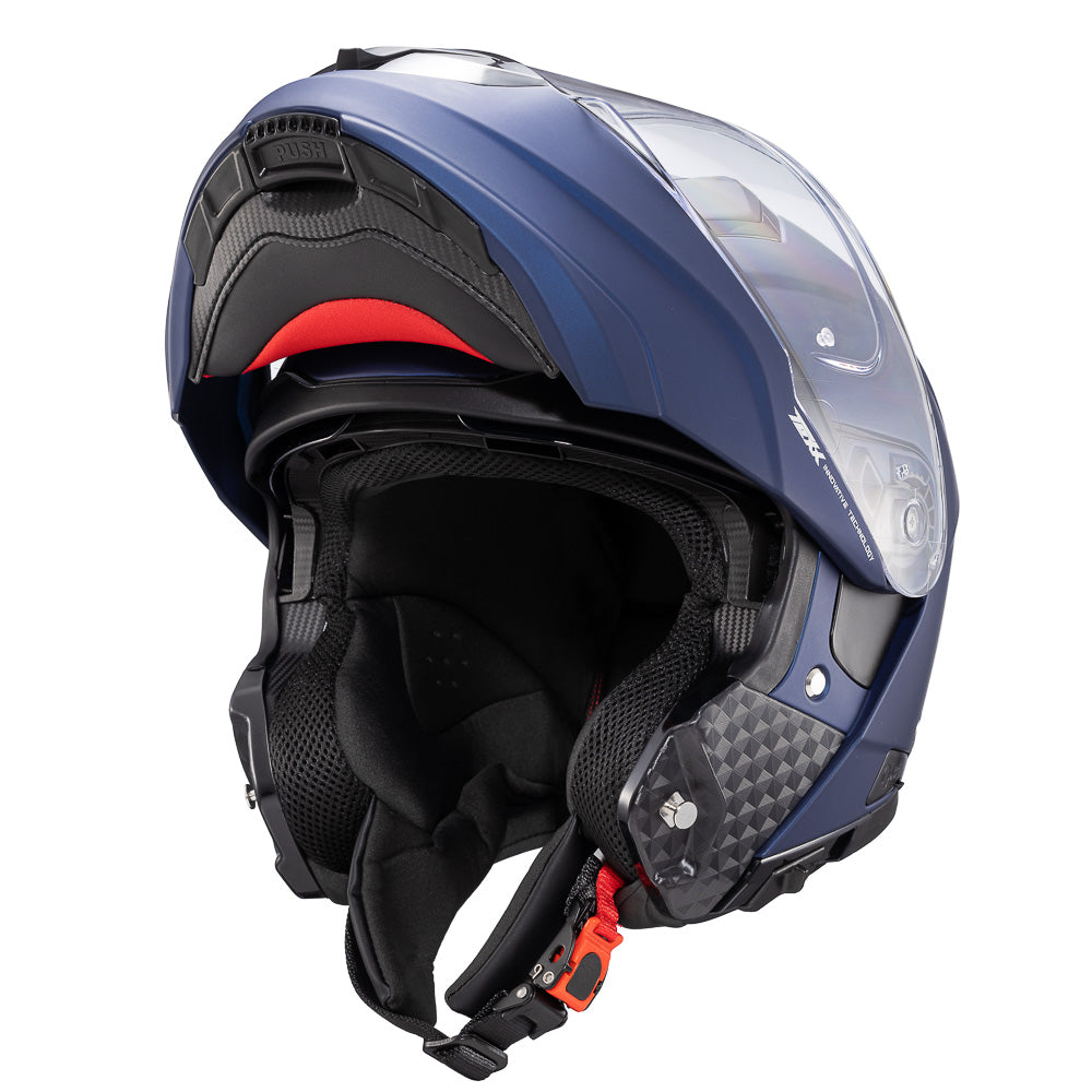 CAPACETE TEXX ESCAM KRATOS SOLID AZU FOSC 58