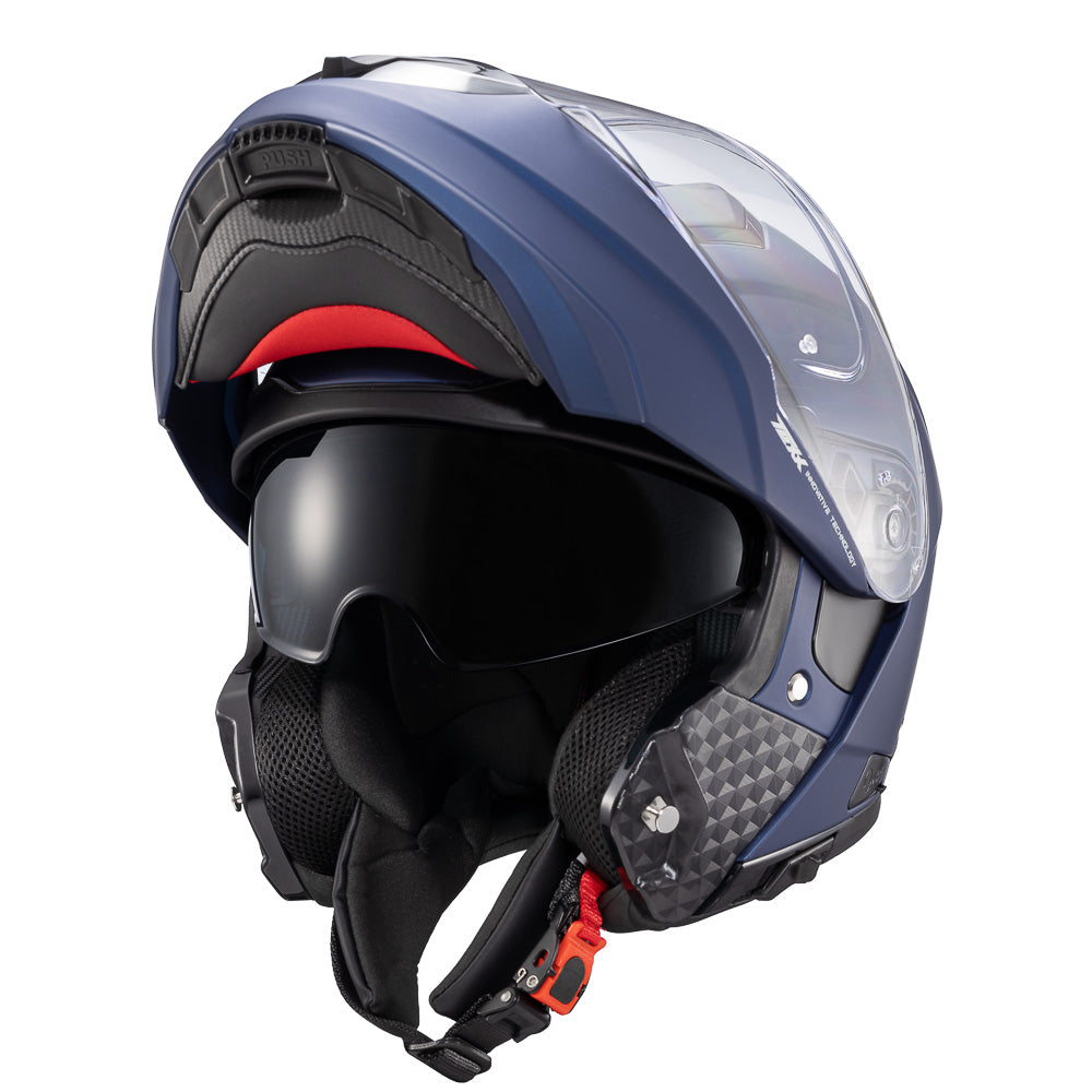 CAPACETE TEXX ESCAM KRATOS SOLID AZU FOSC 60