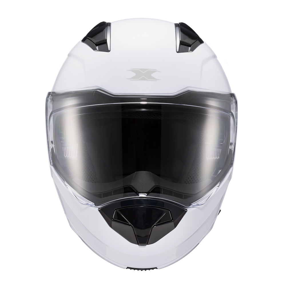 CAPACETE TEXX ESCAM KRATOS SOLID BRANC BRIL 56