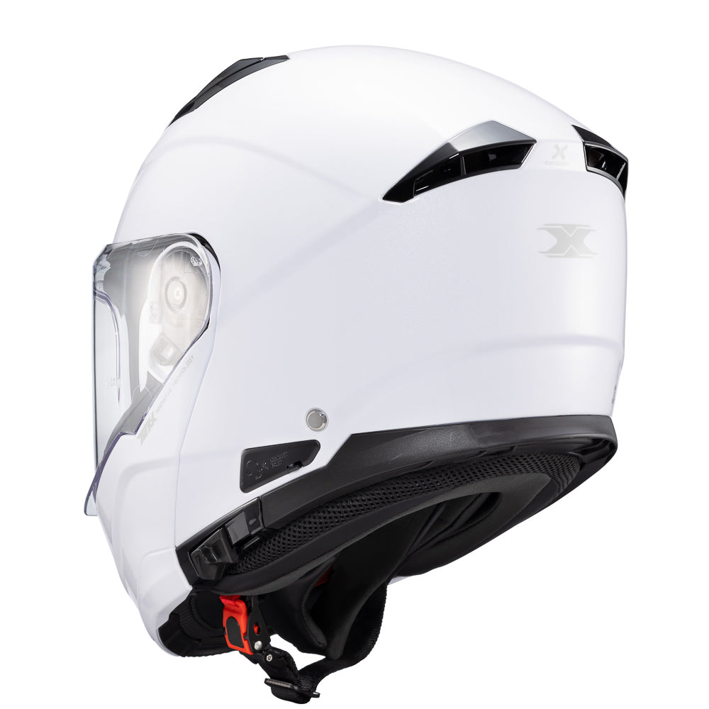 CAPACETE TEXX ESCAM KRATOS SOLID BRANC BRIL 56