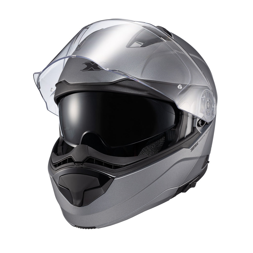CAPACETE TEXX ESCAM KRATOS SOLID TITANIO FOSC 56