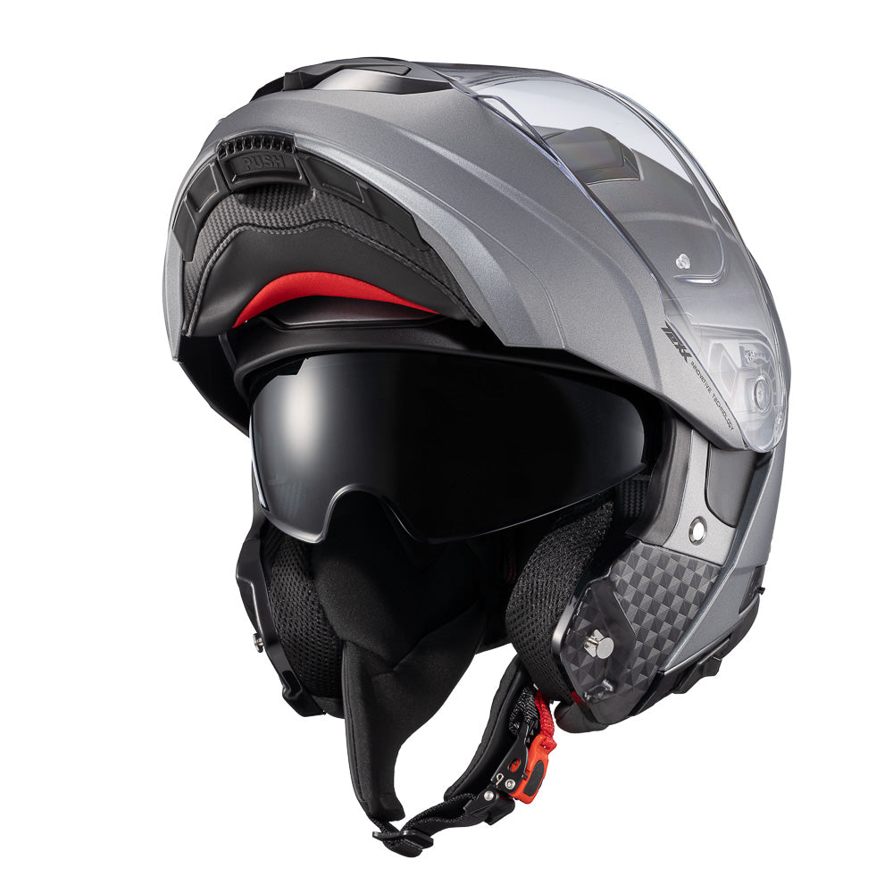 CAPACETE TEXX ESCAM KRATOS SOLID TITANIO FOSC 58