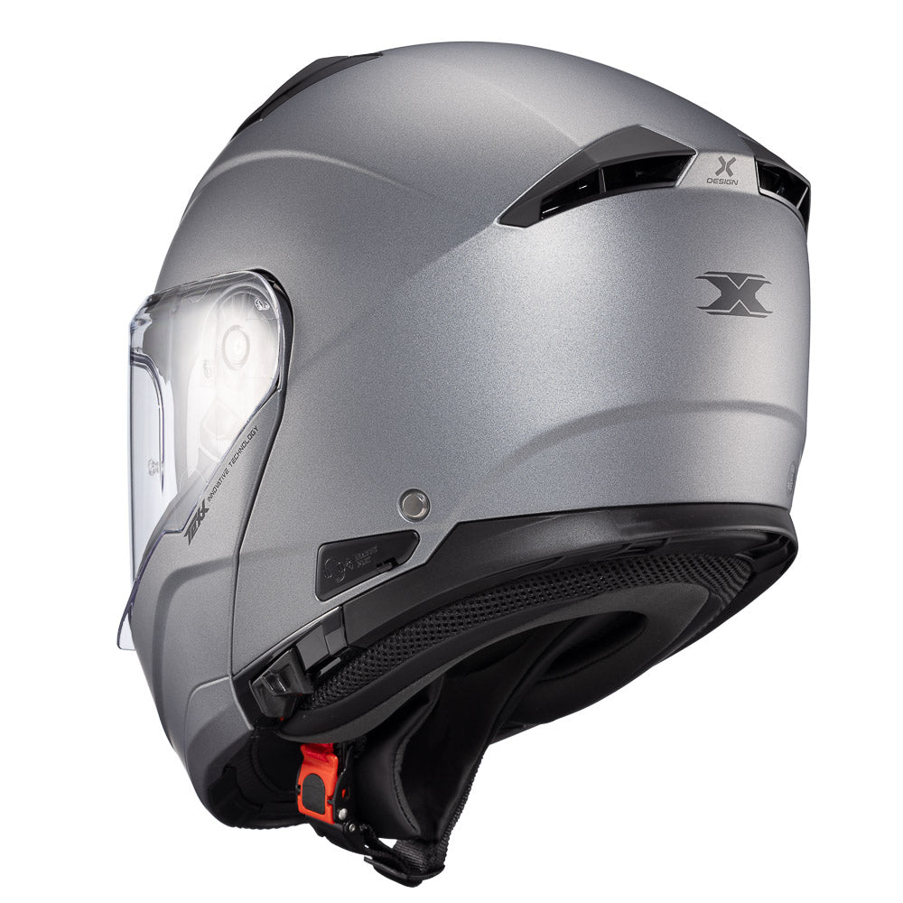 CAPACETE TEXX ESCAM KRATOS SOLID TITANIO FOSC 60