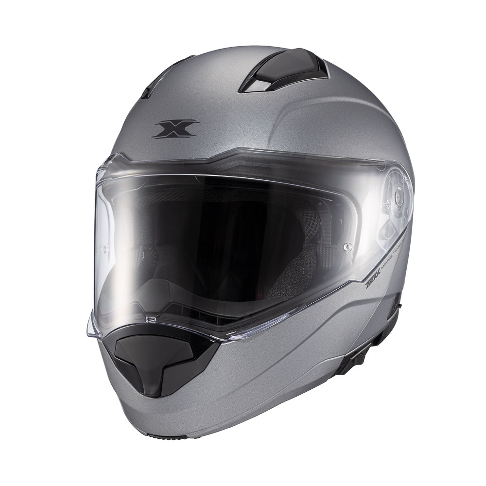 CAPACETE TEXX ESCAM KRATOS SOLID TITANIO FOSC 60