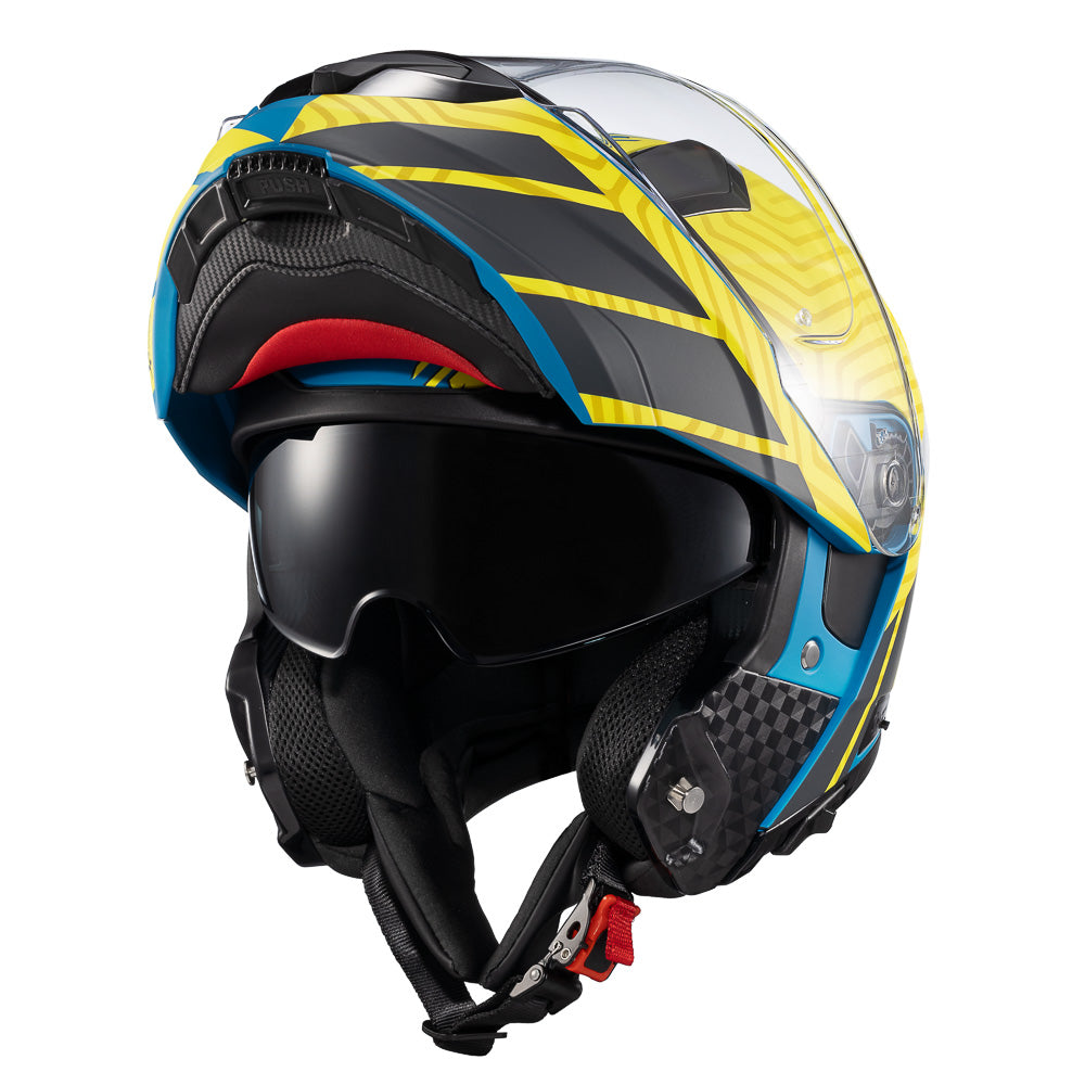 CAPACETE TEXX ESCAM KRATOS CYBER AZU VERD FOSC 60